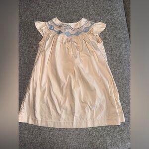 GUCCI KIDS DRESS WITH GEOMETRIC EMBROIDERIES